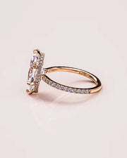 2.00 CT Marquise Cut 6 Prong Moissanite Engagement Ring Mapple Gems